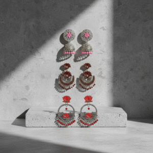 The Empress’s Bloom: A Heritage Lotus Collective Multicolour(Pack of 3)